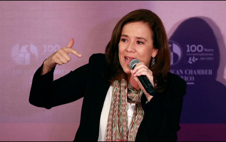 Zavala se manifestó a favor de la reforma educativa. EFE / J. Méndez