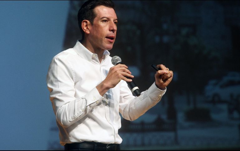 Castro Reynoso acudió al ITESO para ser el primer candidato a la gubernatura en participar en el Foro Diálogos por México. EL INFORMADOR / A. Camacho