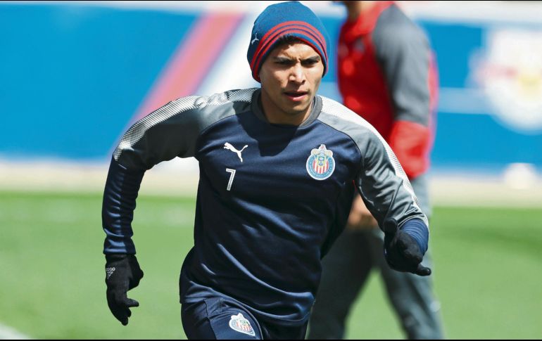 Listos. Guadalajara entrenó bajo condiciones de frío en el área de Nueva Jersey, de cara al partido que define al primer finalista de la Liga de Campeones de Concacaf. CHIVAS / S. Barber