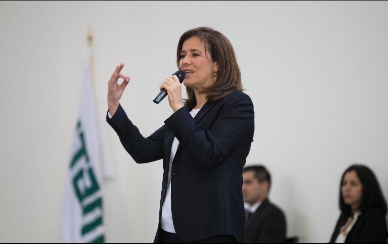 Zavala participó hoy en un ciclo de conferencias del Instituto Tecnológico Autónomo de México. SUN / Y. Xolalpa