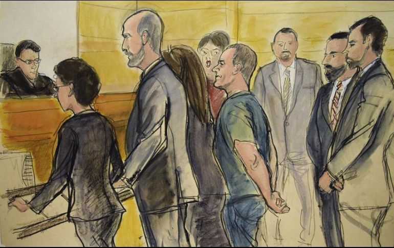 La fiscalía pide al juez Brian Cogan que acepte una serie de pruebas que respaldarían los 17 cargos por importar y distribuir cocaína en Estados Unidos que enfrenta Guzmán. AP / ARCHIVO