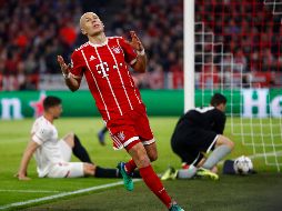 Arjen Robben lamenta una oportunidad perdida ante el marco andaluz. AP/M. Schraeder