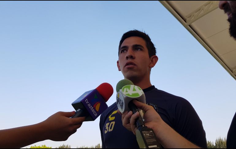 El guardameta de Leones Negros se siente optimista con respecto al partido del próximo domingo 15 de abril. EL INFORMADOR / J. Robles