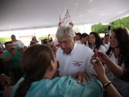 López Obrador adelantó que tendrá una ventaja de hasta 15 millones de votos, para tener un triunfo con un alto margen. EL INFORMADOR / F. Atilano