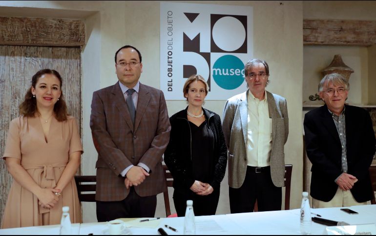 Murayama participó en la presentación de la exposición 