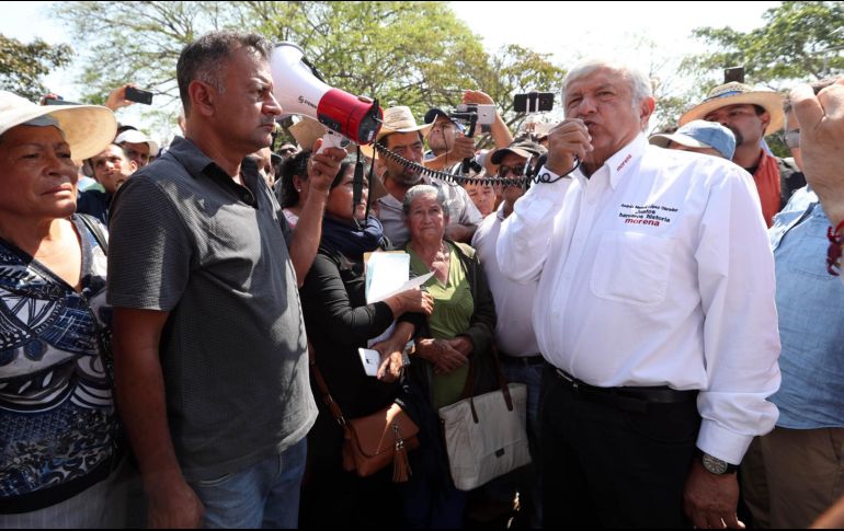Andrés Manuel expone algunos de sus compromisos, principalmente conseguir la paz, 