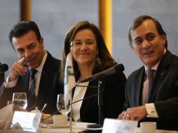 Zavala se reúne con los integrantes del Consejo Coordinador Empresarial. TWITTER / @Mzavalagc