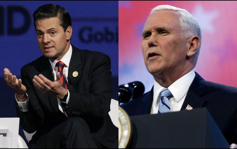 El gobierno estadounidense propuso que la cita se realice entre Mike Pence y el Mandatario. AP / ESPECIAL