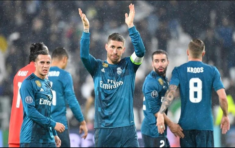 Ramos es un pilar de la defensa de los merengues, que enfrentarán al Bayern Munich en la antesala de la Final. AFP/ARCHIVO