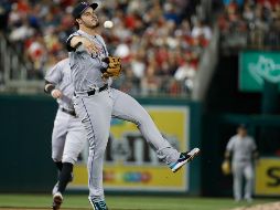 Nolan Arenado. El tercera base de los Rockies no verá acción durante cinco juegos. AP/A. Brandon
