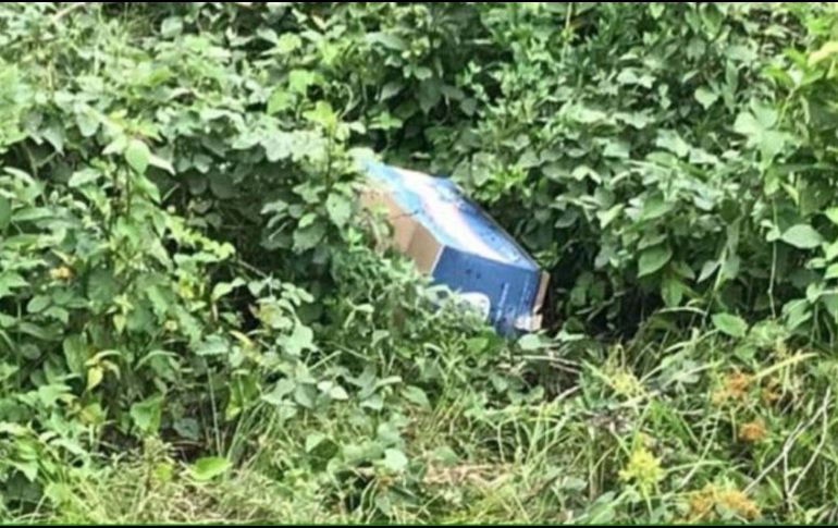 El cadáver del pequeño fue localizado en una caja de cartón, en estado de descomposición. ESPECIAL/TWITTER