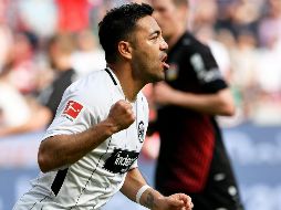 Tras un contragolpe del Frankfurt, Marius Wolf le pondría un pase filtrado a Fabián que controlaría de pierna derecha y con la parte interna remataria el segundo poste. EFE / S. Steinbach