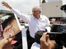 El candidato presidencial de la coalición Juntos Haremos Historia indica que de obtener el triunfo, impulsará el turismo. NTX / A. Monroy