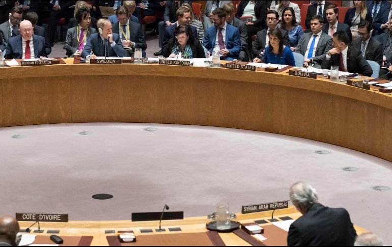 La embajadora de Estados Unidos ante la ONU, Nikki Haley, asegura que las acciones armadas emprendidas por Estados Unidos y sus aliados están 