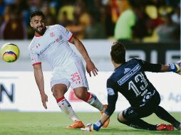 Pedro Alexis Canelo. El jugador dio el triunfo al Toluca en los últimos minutos del partido contra Morelia. MEXSPORT