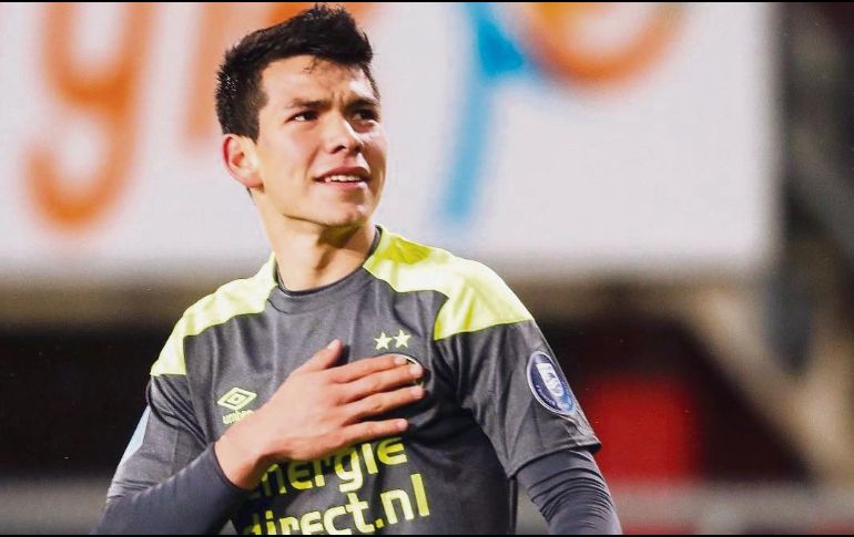 El mexicano Hirving “Chucky” Lozano es segundo en la lista de goleadores de la Eredivisie. TWITTER/@psveindhoven