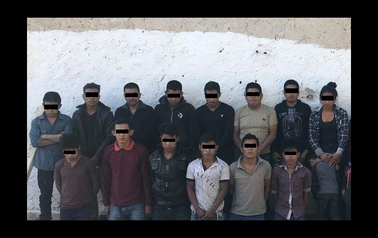 Quienes fueron privados de su libertad no contaban con documentos legales y se hallaban retenido dentro de un inmueble ubicado al sur del estado. ESPECIAL/ Fiscalía General del Estado