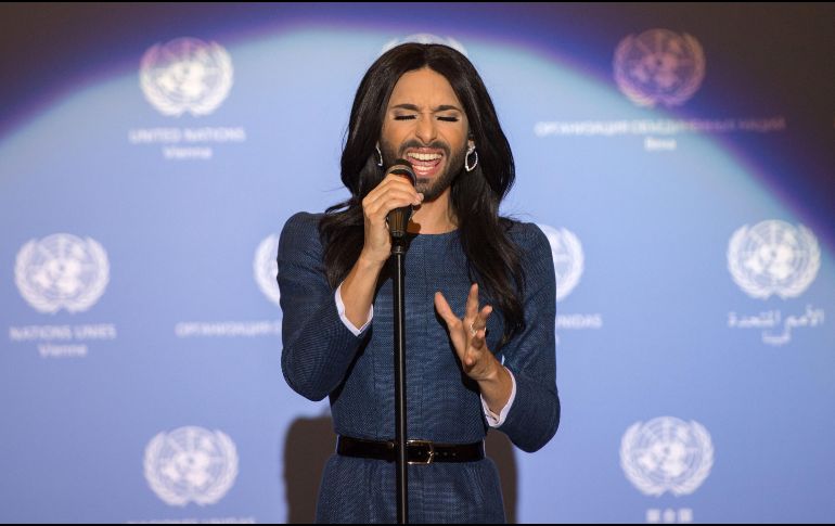Conchita Wurst es un personaje creado por Tom Neuwirth, de 29 años. AFP/ARCHIVO
