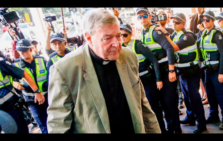 La Policía del estado de Victoria imputó a Pell en 2017 con 