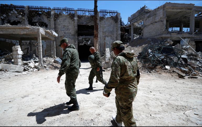 Varios proyectiles impactaron en zonas presuntamente yihadistas. AP/H. Ammar