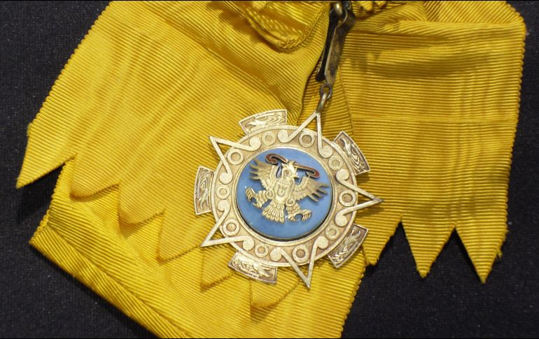 Las condecoraciones serán entregada este martes 17 de abril, en la Ciudad de México. ESPECIAL