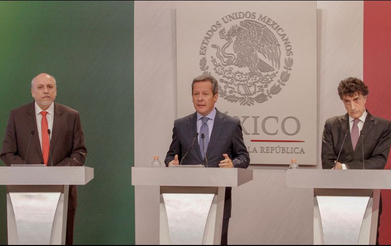 Eduardo Sánchez aseguró que el aeropuerto es una buena idea para México. NTX / A. Rodríguez