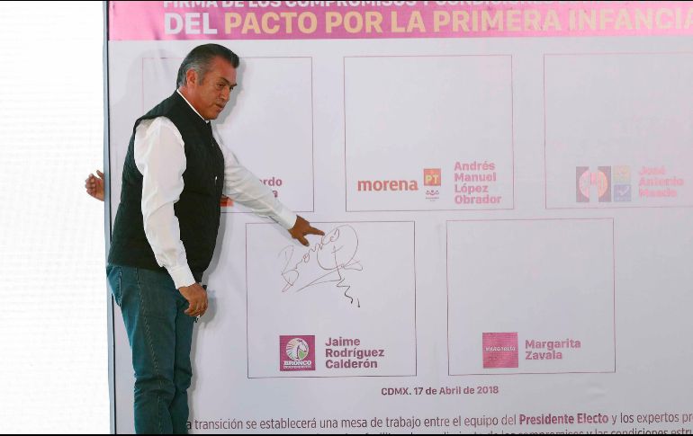 En conferencia de prensa, el gobernador con licencia de Nuevo León, lamentó que para López Obrador es muy fácil denostar a todos. SUN / Y. Xolalpa