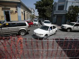 Por su parte, el cruce con la calle San Felipe continuará cerrado debido a que aún no concluyen los trabajos en él. EL INFORMADOR / ARCHIVO