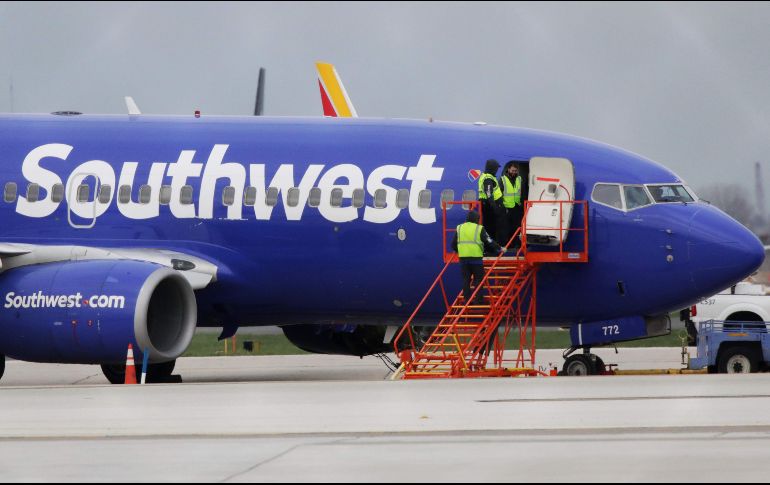 Riordan es la primera persona que muere a bordo de un avión de Southwest en los 51 años de historia de la aerolínea. AFP / D. Reuter