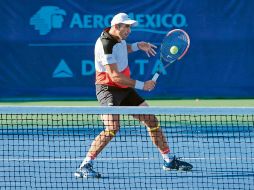 César Ramírez. El “Tiburón” (foto) formó pareja con el estadounidense Denis Novikov en la modalidad de dobles. EL INFORMADOR/F. Atilano