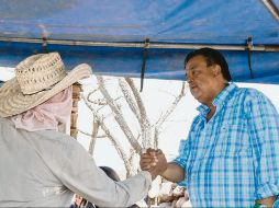 Cosío continúa su gira en rancherías y localidades de la Sierra Occidental. ESPECIAL