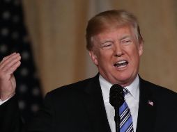 Hoy concluyó la visita del primer ministro japonés, Shinzo Abe, a la residencia privada de Trump en Florida. AFP / J. Raedle