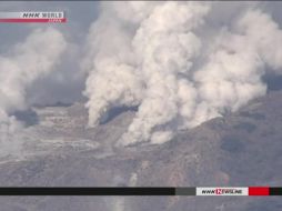 La erupción del Io Yama es la última de una serie de explosiones volcánicas que ha registrado en Japón este año y la segunda en lo que va de este mes. ESPECIAL / nhk.or.jp
