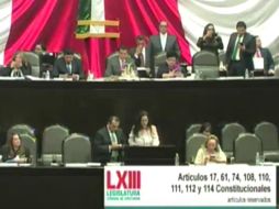 Con las reformas la figura de fuero se terminó como el medio de protección para servidores públicos que han cometido actos indebidos. YOUTUBE / Cámara de Diputados