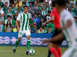 Guardado disputó los 90 minutos del encuentro ante el equipo canario. TWITTER/@RealBetis
