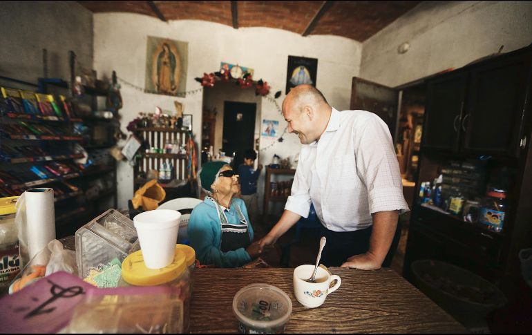 Alfaro estuvo en San Gabriel y Tonaya, donde escuchó las exigencias de sus habitantes. ESPECIAL