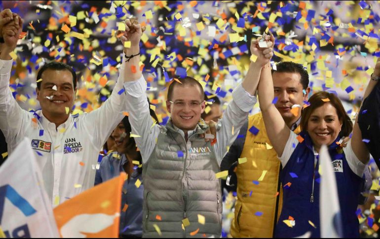 Anaya realizó un acto de campaña en el Estado de México. SUN / A. Ojeda