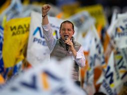 Anaya hizo campaña en Tlalnepantla, en el Estado de México.AP/R. Blacwell