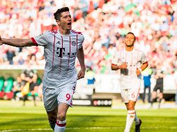 Thomas Müller, Robert Lewandowski y Sebastian Rudy fueron los goleadores del equipo que el 7 de abril se proclamó campeón alemán por sexta vez consecutiva. AFP / O. Andersen