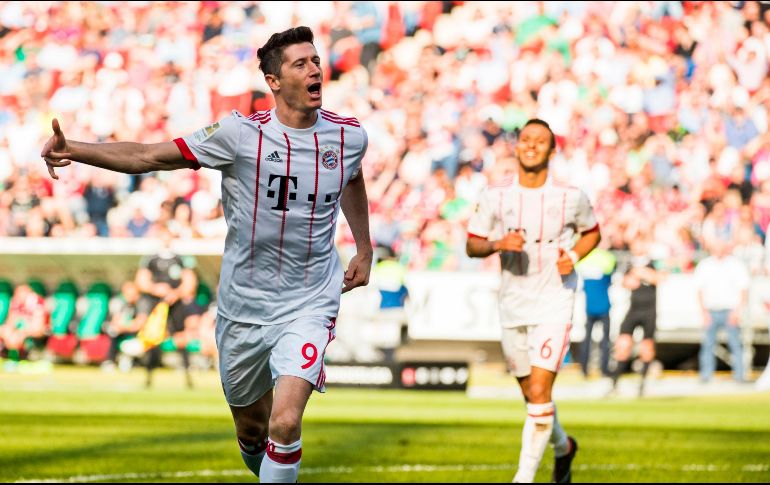 Thomas Müller, Robert Lewandowski y Sebastian Rudy fueron los goleadores del equipo que el 7 de abril se proclamó campeón alemán por sexta vez consecutiva. AFP / O. Andersen