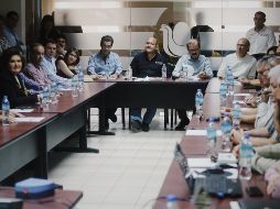 Alfaro Ramírez prometió a los profesores que no les fallará y reivindicará su trabajo. FACEBOOK / Enrique Alfaro Ramírez