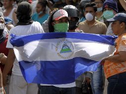Ortega dijo que las protestas son alentadas por grupos políticos que no están de acuerdo con su Gobierno, y que reciben financiamiento de sectores extremistas de Estados Unidos. AFP/I. Ocon