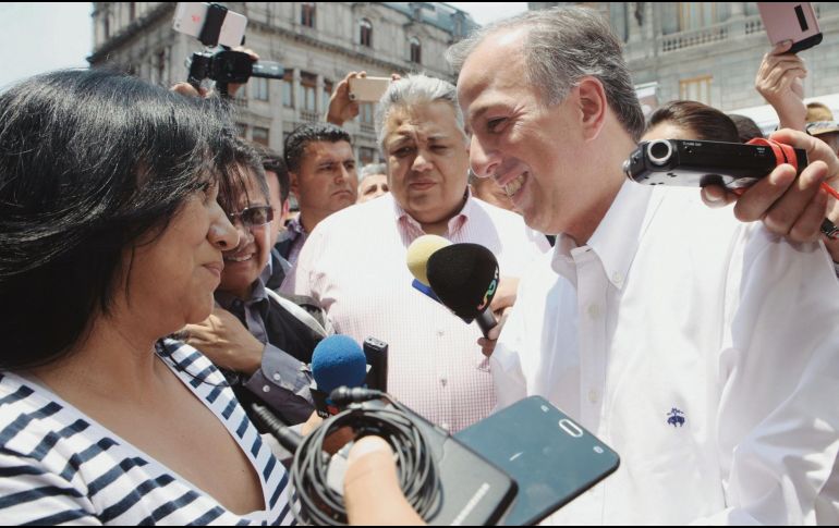 José Antonio Meade, Margarita Zavala y Ricardo Anaya asistieron ayer al Palacio de Minería, en la capital del país, para ensayar su participación en el debate de hoy. NTX