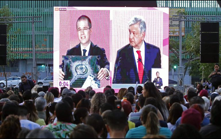 Las declaraciones fueron expuestas durante la última ronda del Primer Debate Presidencial de 2018. AFP / U. Ruiz