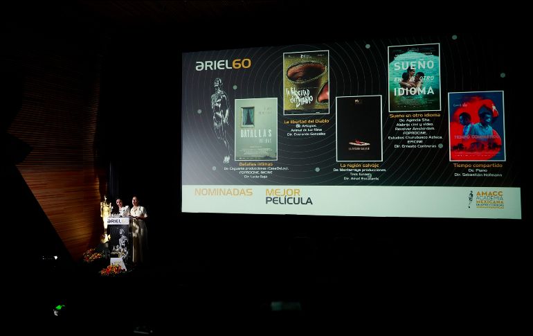 La 60 edición del premio Ariel se llevará a cabo el 5 de junio en el Palacio de Bellas Artes. EFE / J. Méndez