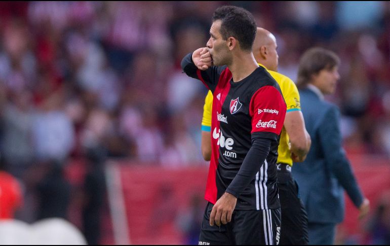 ''Despedir a Rafael ganando sería muy bueno, para darle la despedida que se merece'', dice el defensa Stiven Barreiro. MEXSPORT / ARCHIVO