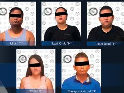 Los detenidos estarían involucrados en el secuestro de cuatro colombianos, para posteriormente entregarlos a un grupo delincuencial. TWITTER / @PGR_AIC