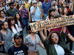 Representantes reiteran la invitación a la ciudadanía a participar en la marcha convocada por la Red Interuniversitaria, que se llevará a cabo este jueves 26 de abril a las 17:00 horas. AP / R. Ruiz