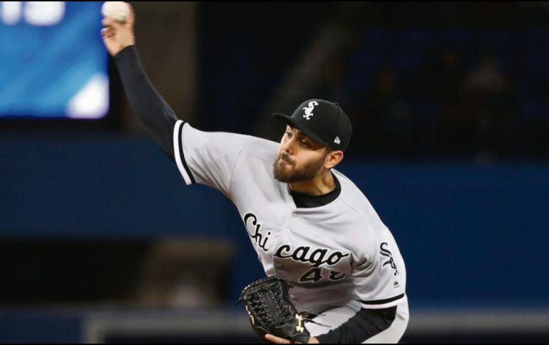 Cumple. Joakim Soria entró de relevo en el noveno rollo, para sacar los últimos tres outs sin recibir daño alguno. AP