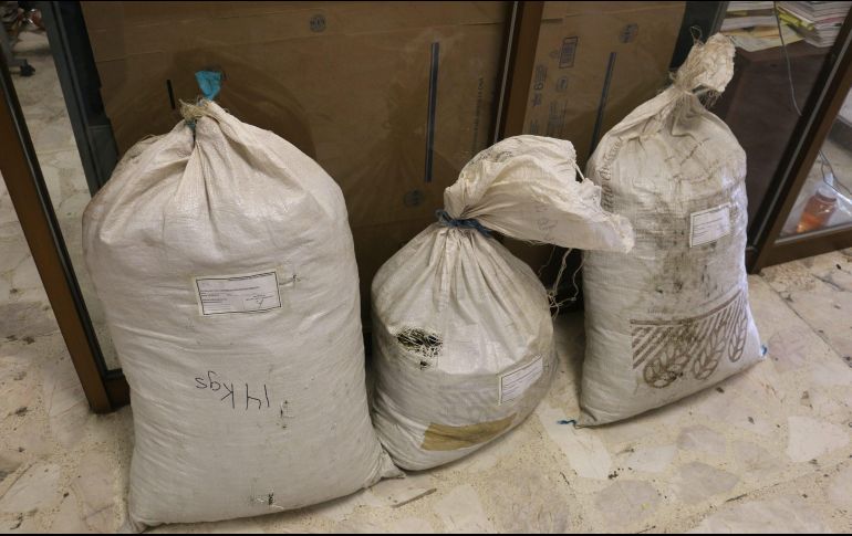 Enfatizan que la sustancia asegurada fue remitida al representante social de la Federación, en su delegación Jalisco.  NTX/ ARCHIVO